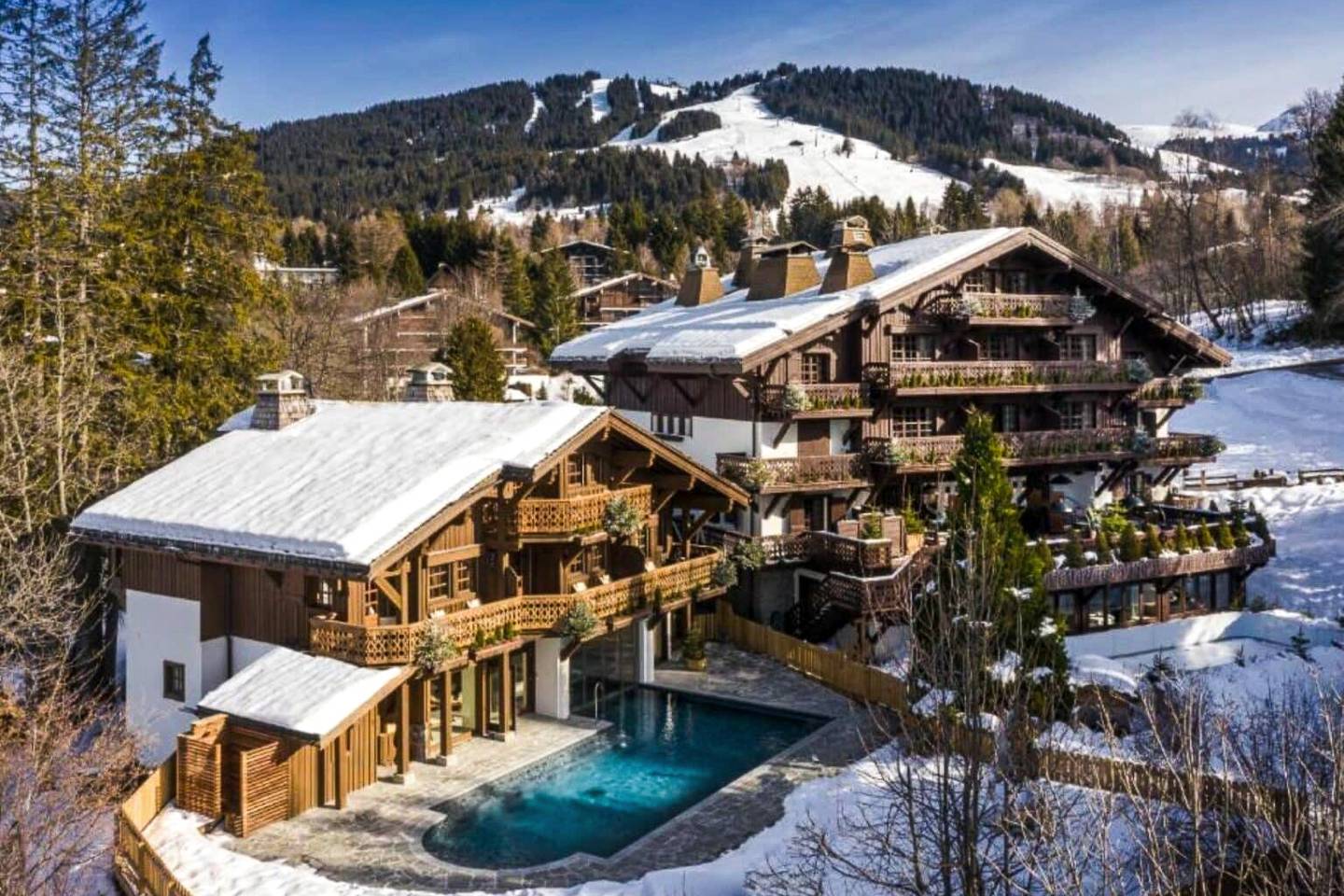 Chalet d'exception sous la neige